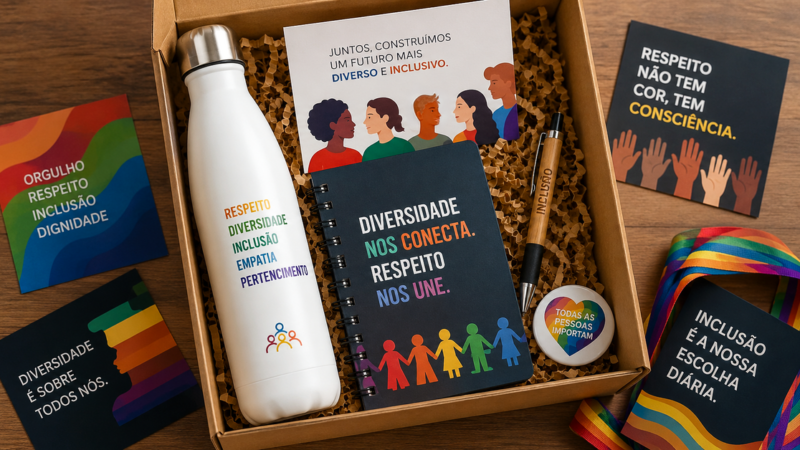 Empresas usam brindes em ações de diversidade