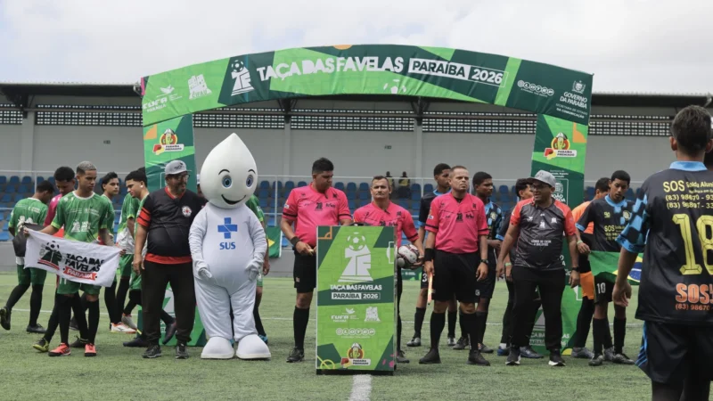 Taça das Favelas Paraíba 2026: João Pessoa define mais 4 classificados para a 2ª fase com foco em inclusão social e saúde