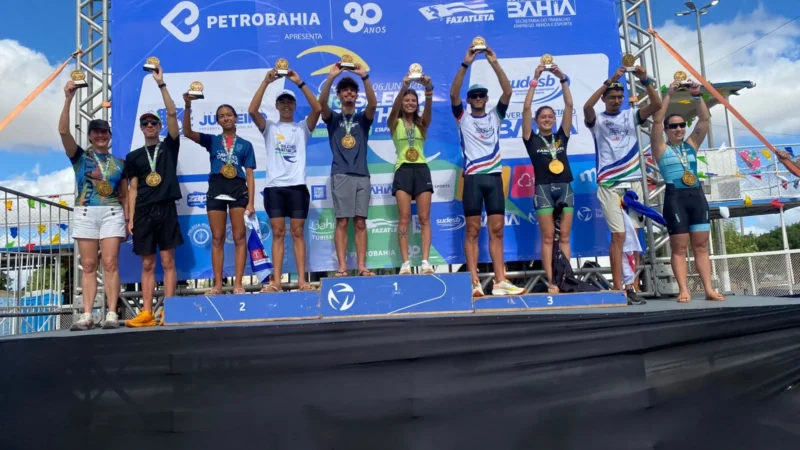 Fundação Campeões do Amanhã Brilha no Circuito Brasileiro de Aquathlon na Bahia com Vitórias Marcantes