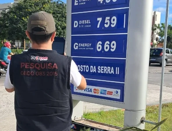 Economize no Combustível: Procon-JP divulga ranking semanal com os postos mais baratos em João Pessoa