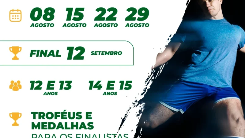 Torneio de Futebol Travinha em João Pessoa: Jovens de 12 a 15 anos terão competição com foco em esporte e cidadania em agosto