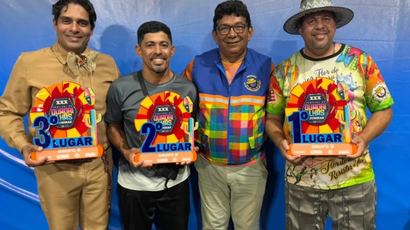 Flor do Mandacaru é a Grande Campeã do Grupo B no Festival de Quadrilhas Juninas de João Pessoa