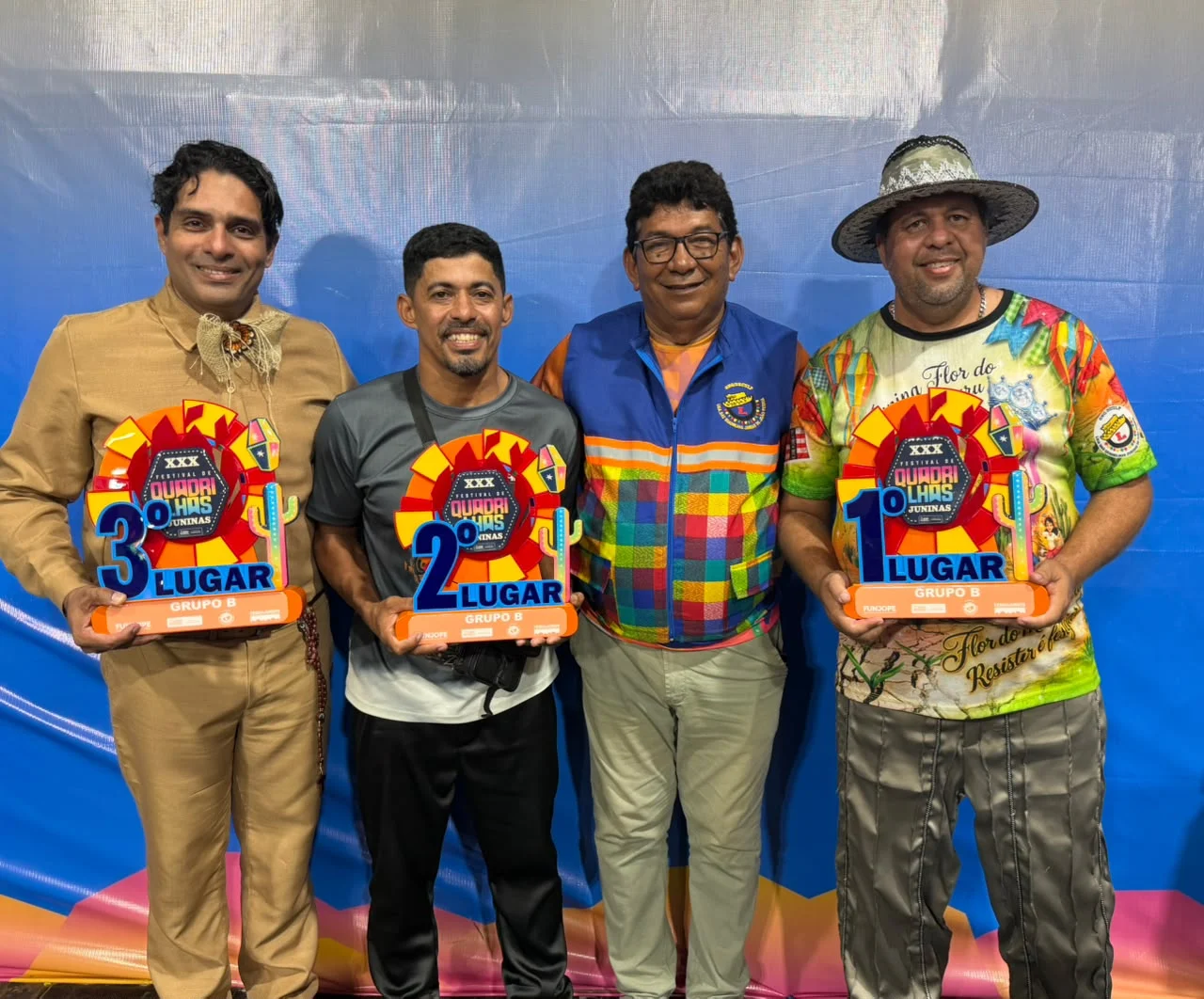 Flor do Mandacaru é a Grande Campeã do Grupo B no Festival de Quadrilhas Juninas de João Pessoa