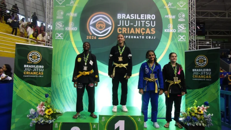 Jovens Talentos de João Pessoa Brilham: Campeões do Amanhã Conquistam 12 Medalhas no Brasileiro de Jiu-Jitsu Infantil