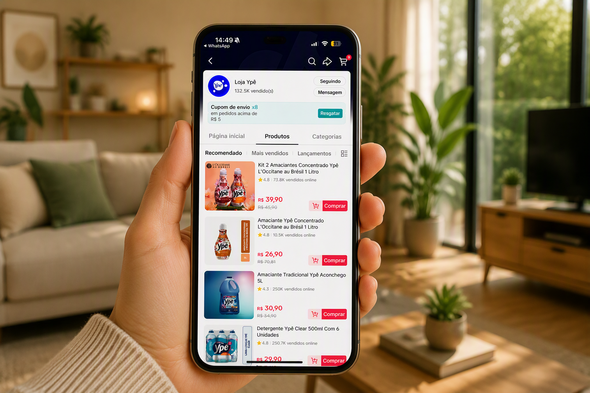 Ypê participa de Super Dia da Marca no TikTok Shop