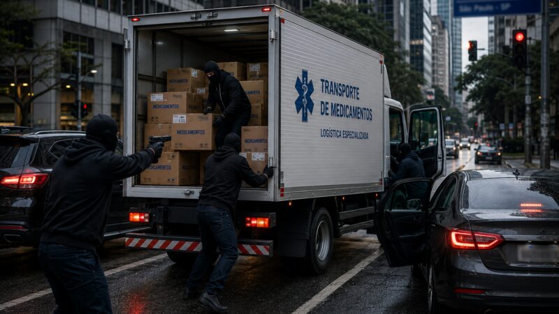 Roubo de cargas muda de perfil e mira medicamentos