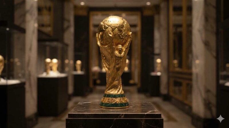 A taça da Copa do Mundo da FIFA é feita de ouro?