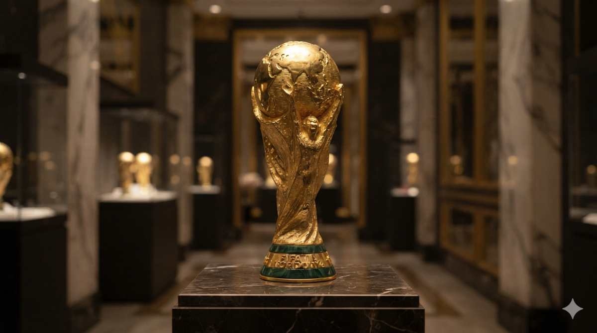 A taça da Copa do Mundo da FIFA é feita de ouro?