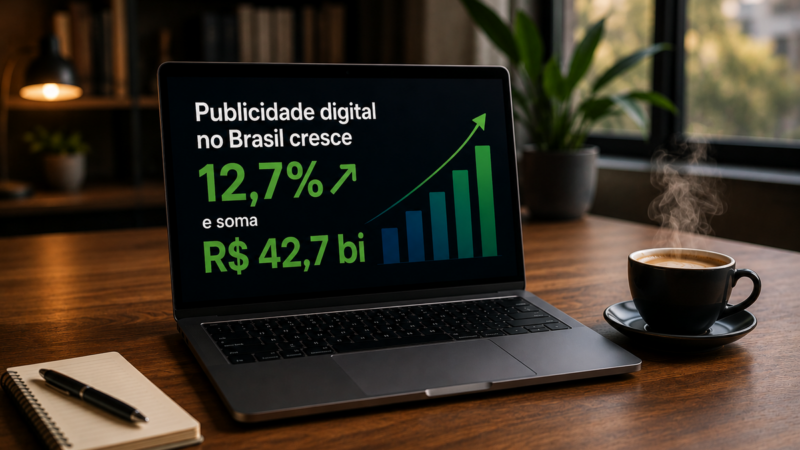 Publicidade digital no Brasil cresce 12,7% e soma R$ 42,7 bi