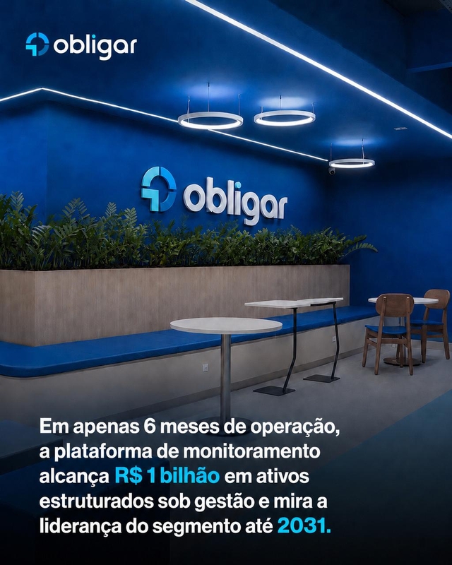 Obligar monitora R$ 1 bilhão em dívidas estruturadas