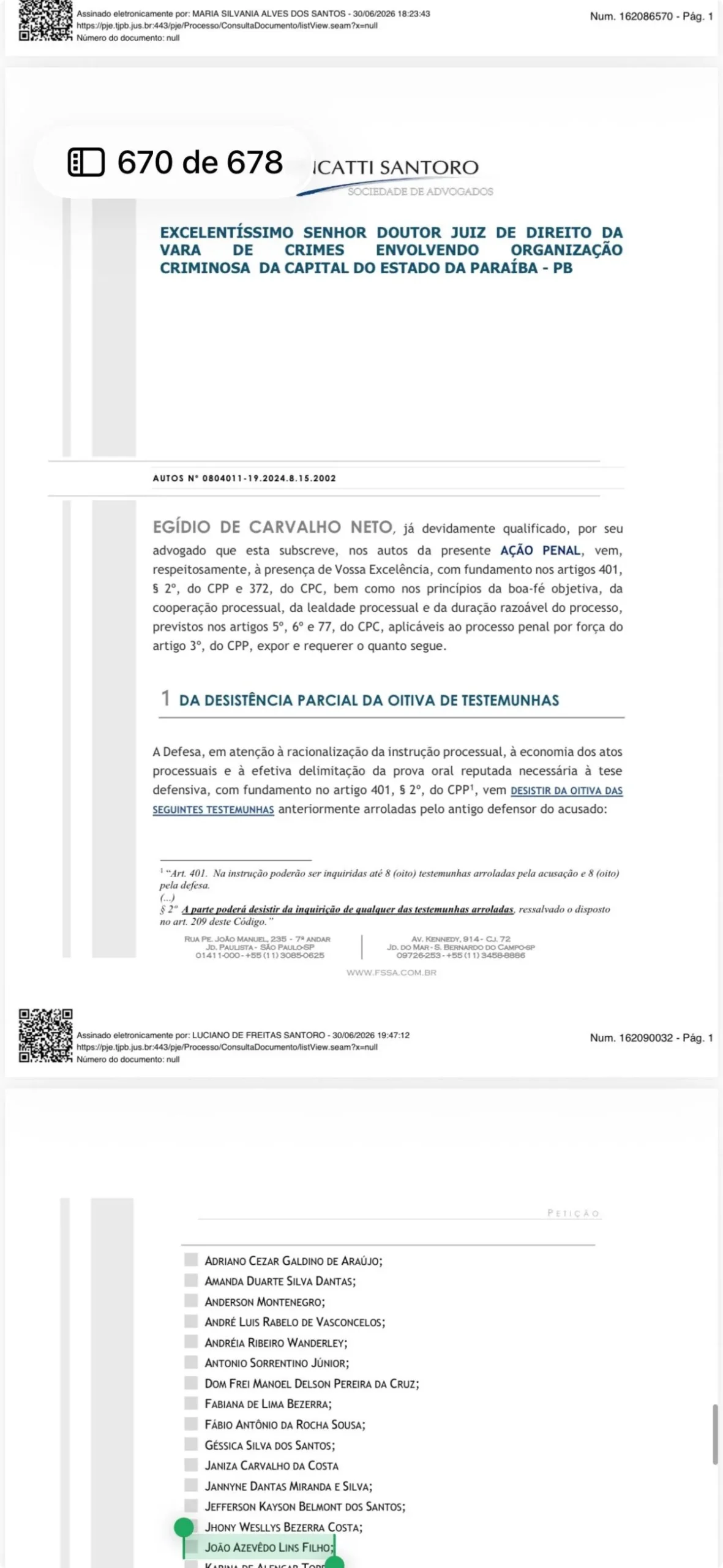 Caso Padre Zé: Audiência Adiada Após Juiz Ser Convocado Pelo TJPB; Defesa de Padre Egídio Desiste de Ouvir João Azevêdo e Outras Testemunhas