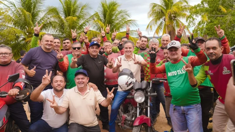Efraim Filho promete apoio para centro de convivência de mototaxistas em Sousa: dignidade e estrutura para trabalhadores