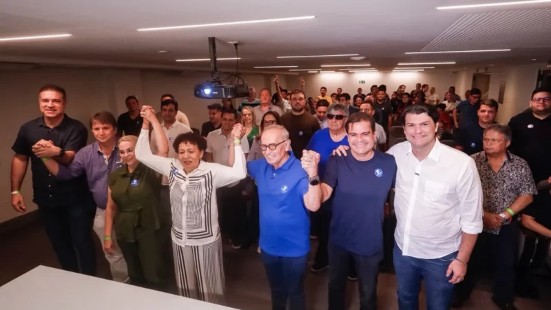 Democrata Oficializa Apoio a Cícero Lucena para Governo da Paraíba em Convenção com Lideranças Nacionais