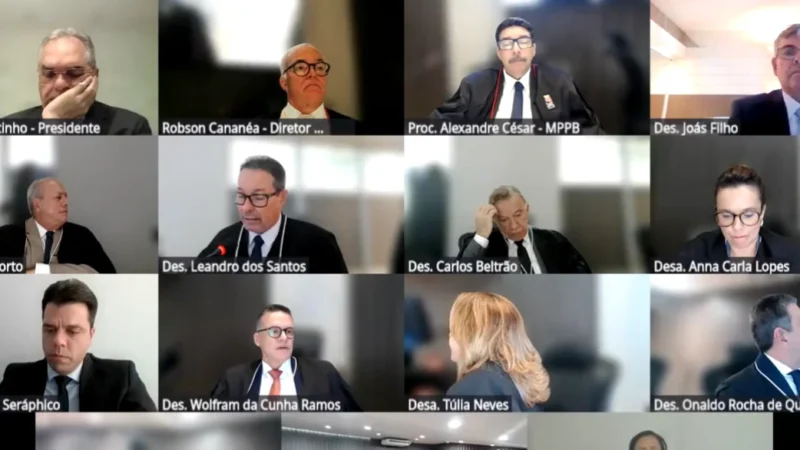 R$ 2 Milhões para Tiro: Desembargadores do TJPB Divididos em Votação Sobre Emenda de Cabo Gilberto