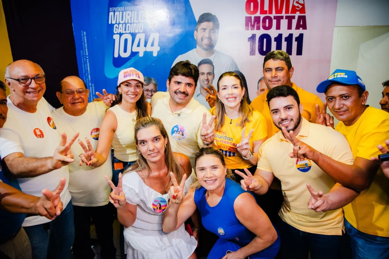 Olívia Motta e Murilo Galdino inauguram comitê central em Itaporanga: União política para impulsionar o Vale do Piancó rumo ao desenvolvimento