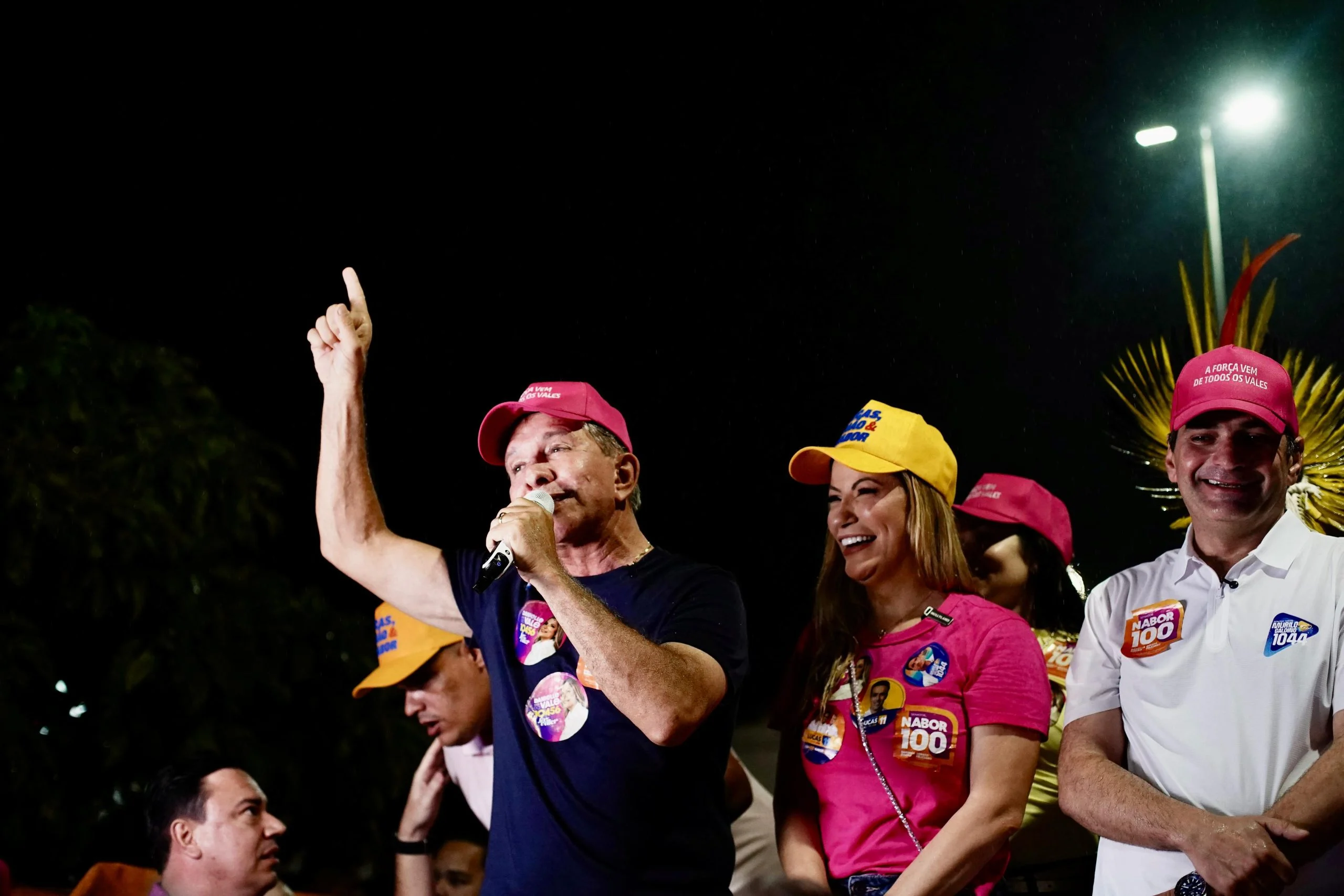 Nabor e Danielle do Vale: Ato político em Rio Tinto fortalece aliança para eleições na Paraíba com apoio de peso