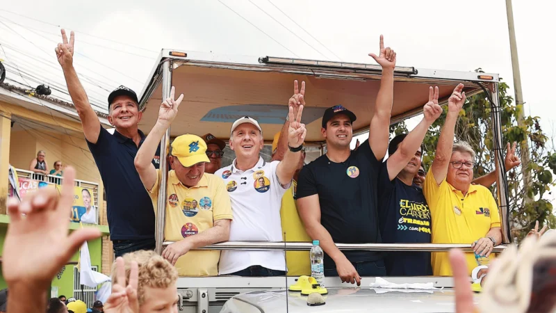 Nabor em Campanha: Compromisso com Saúde, Educação e Municípios na Caravana “Daqui pra Melhor” na Paraíba