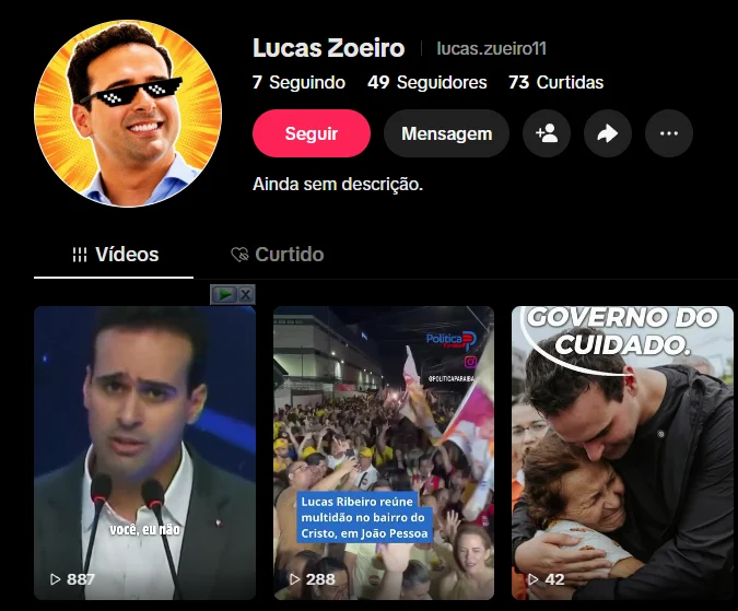 TRE-PB Ordem Surpresa: TikTok é obrigado a retirar vídeo apócrifo contra Cícero Lucena em 24h sob multa pesada