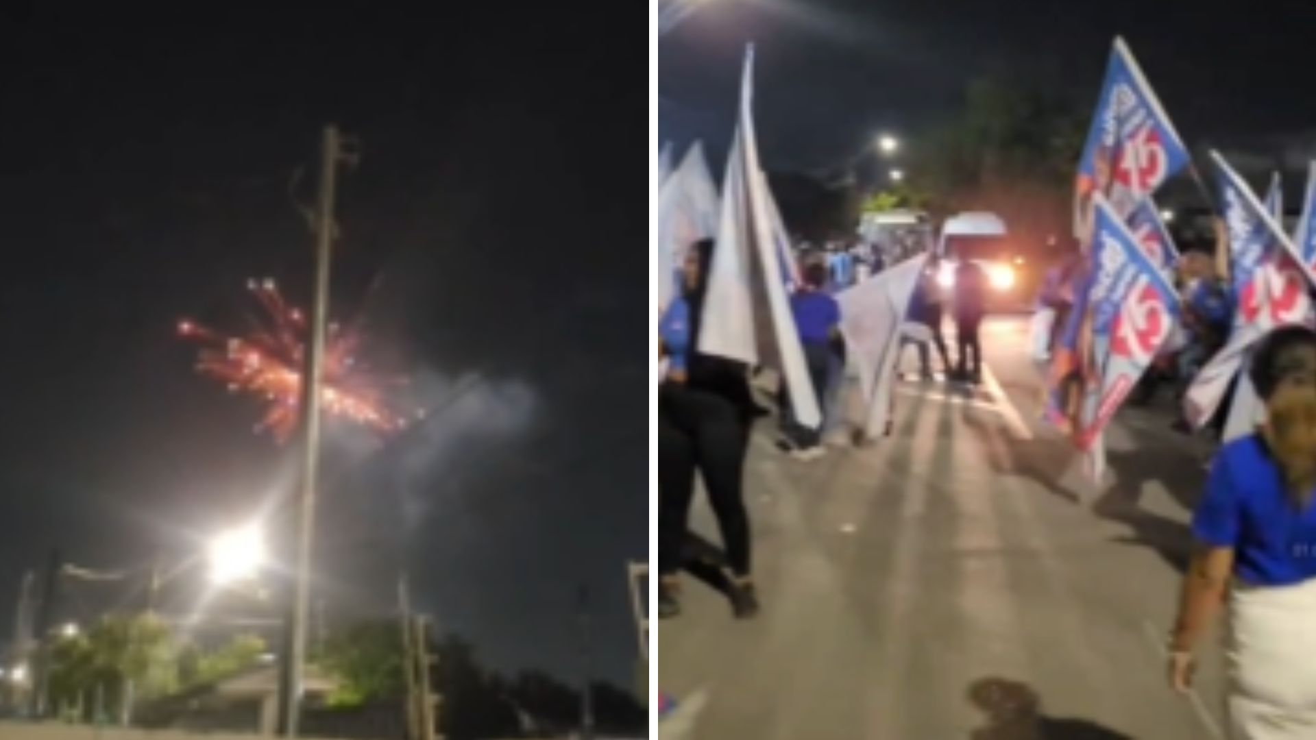 Moradores do Geisel reclamam de fogos com estampidos durante caminhada de campanha de Cícero e Veneziano