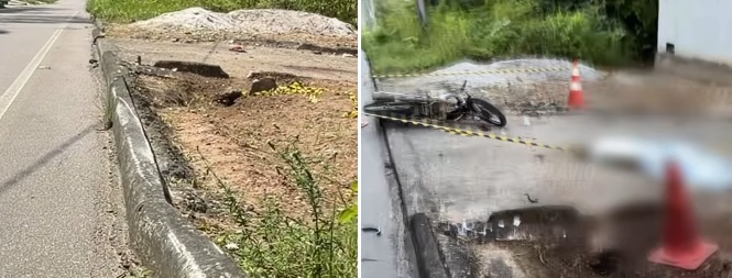 Mulher morre e homem fica ferido após moto capotar várias vezes no Litoral Sul da PB