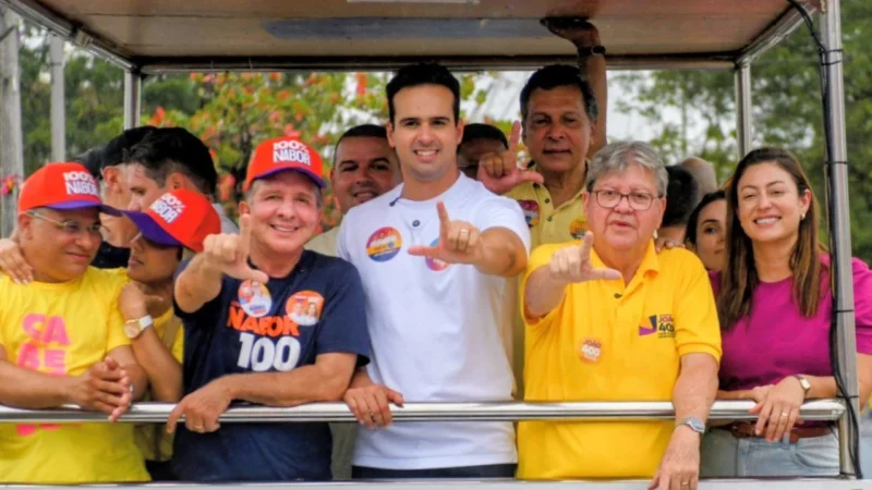 Lucas Ribeiro, João Azevêdo e Nabor Wanderley: Caravana “Daqui pra Melhor” visita 11 cidades e supera mil km em fim de semana decisivo