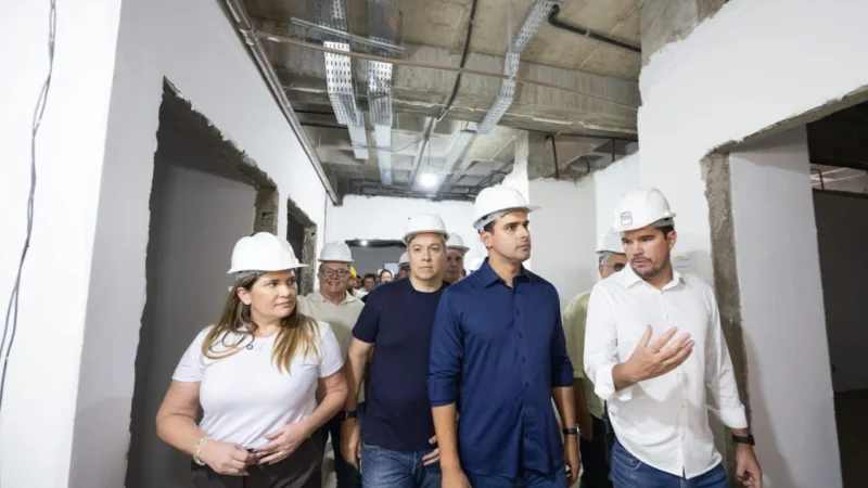 Lucas Ribeiro visita obra da nova maternidade de Cajazeiras e destaca fortalecimento da rede materno-infantil na Paraíba