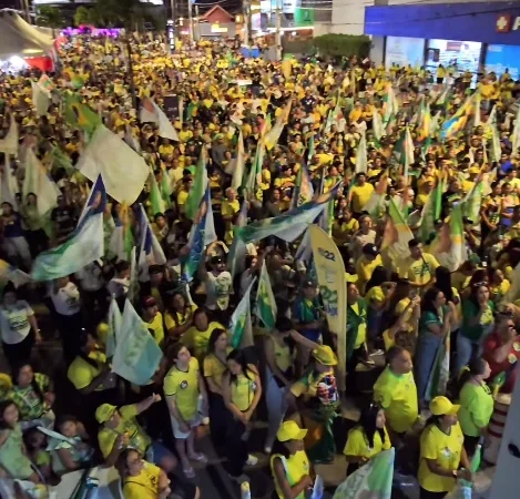 Direita em João Pessoa: Ato “Fora Lula” e “Fora Moraes” com Flávio Bolsonaro e candidatos do PL agita o 7 de Setembro