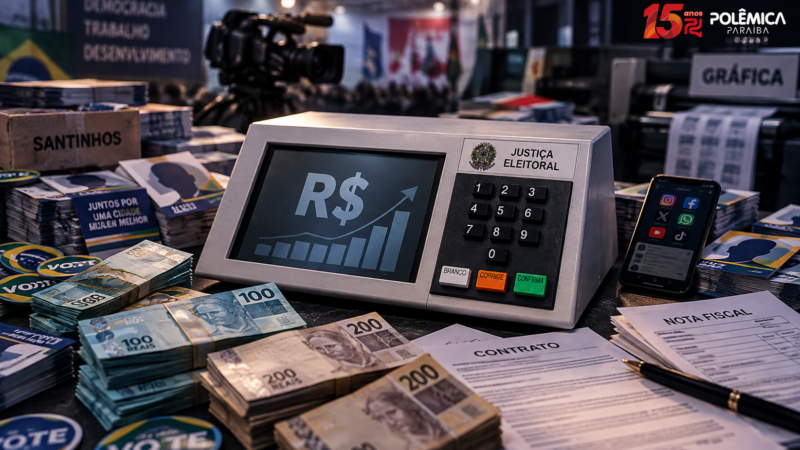 Paraíba: Eleições 2026 já movimentaram R$ 113 milhões em despesas