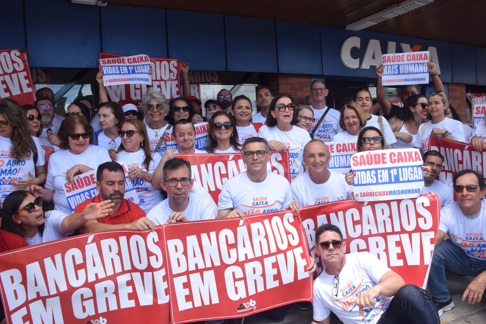 Servidores da Caixa se reúnem na próxima semana para definir rumo da greve na PB