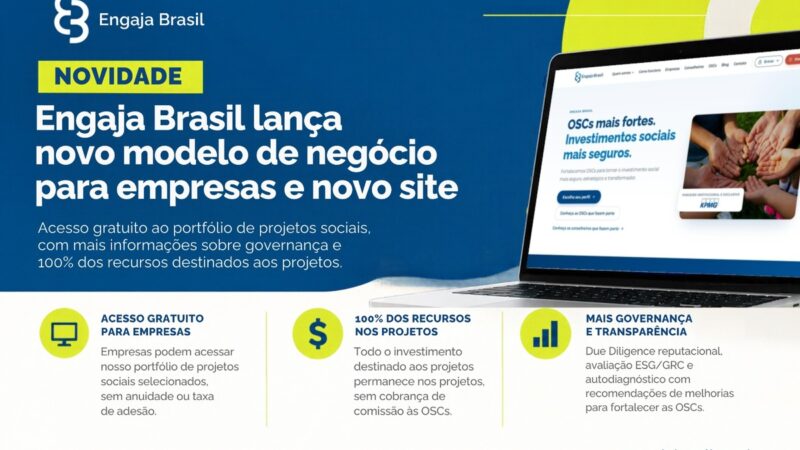 Engaja Brasil abre acesso gratuito para investimento social