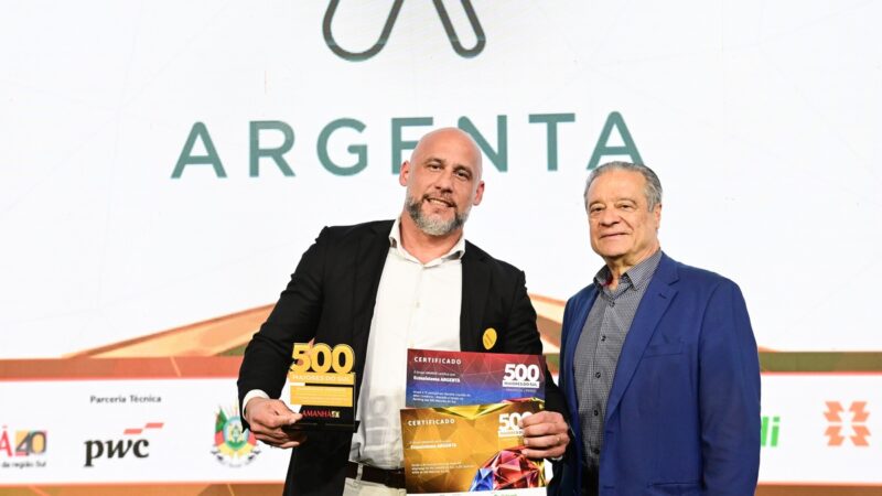 Argenta lidera receita líquida entre as maiores do Sul