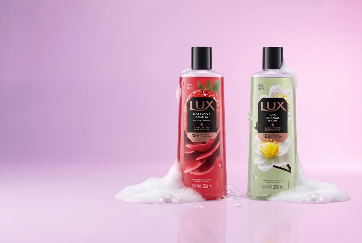 LUX renova linha de sabonetes líquidos com novas fragrâncias