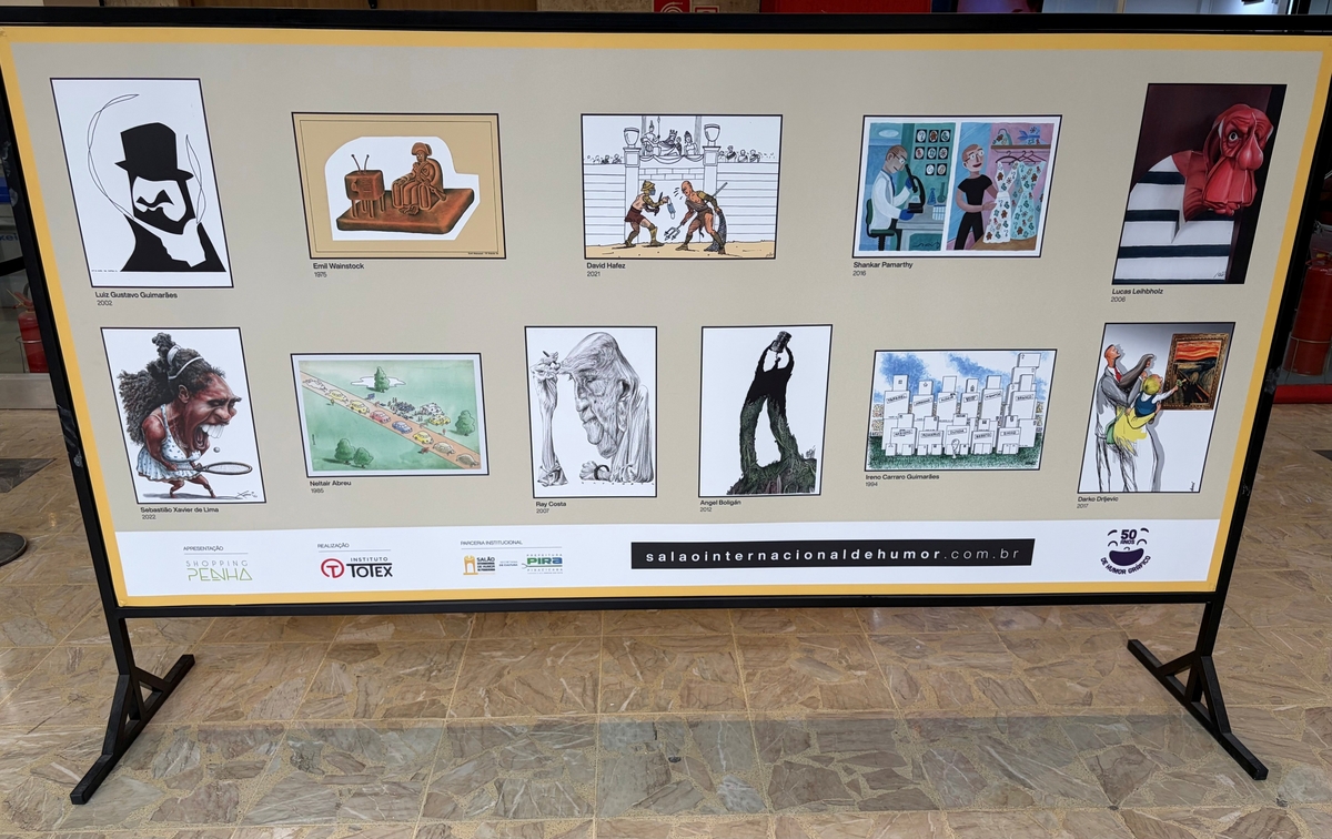 Mostra “50 Anos de Humor Gráfico” termina em 18 de outubro