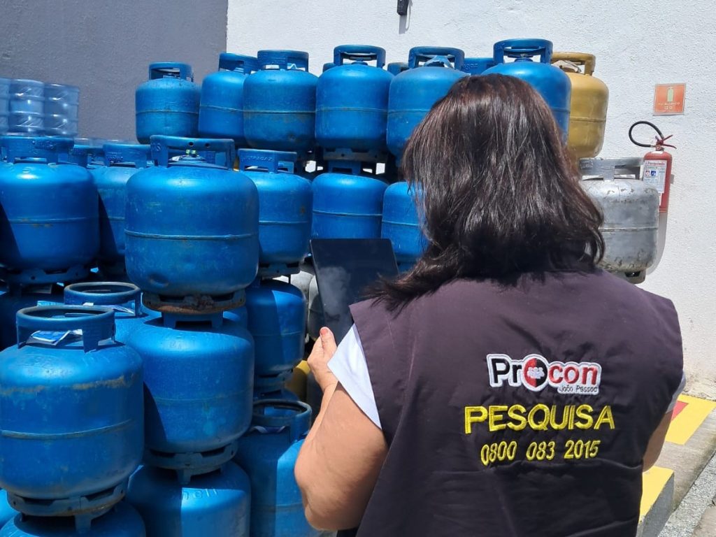 Gás de cozinha: preço oscila entre R$ 110 e R$ 125 em João Pessoa