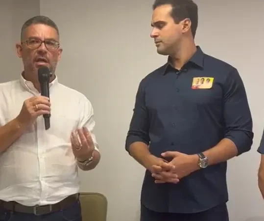Pedro Coutinho desiste e oficializa apoio a Lucas Ribeiro, prevendo vitória no 1º turno: “A eleição vai se resolver no domingo”