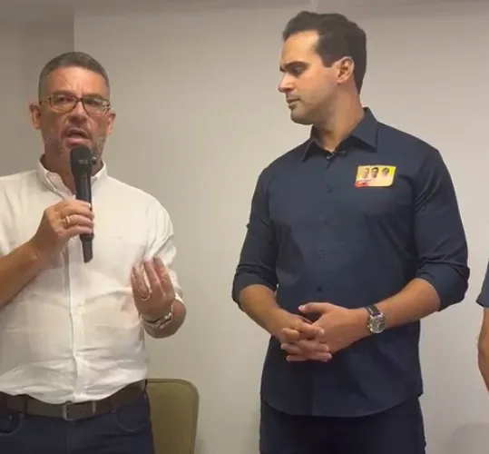Pedro Coutinho desiste e oficializa apoio a Lucas Ribeiro, prevendo vitória no 1º turno: “A eleição vai se resolver no domingo”