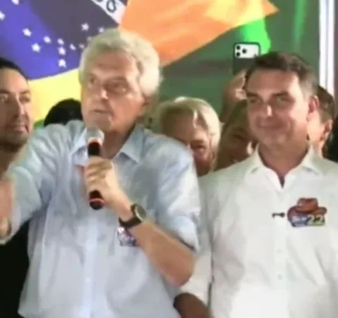 Ronaldo Caiado Declara Apoio a Flávio Bolsonaro no 2º Turno Contra Lula, Justifica Oposição Histórica ao PT