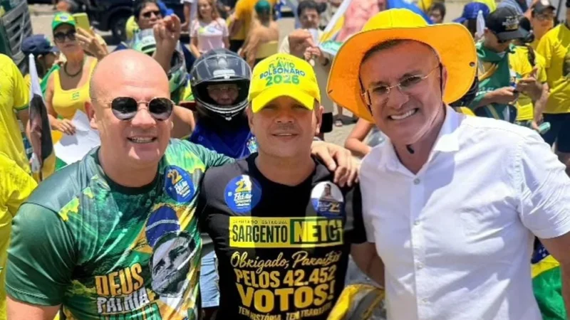 Carreata em João Pessoa: Lideranças da Direita e Militantes Apoiam Flávio Bolsonaro na Zona Sul da Capital