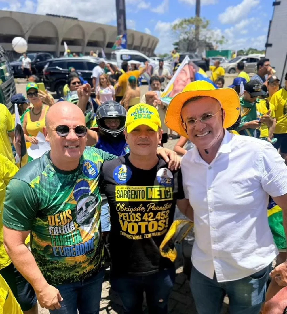 Carreata em João Pessoa: Lideranças da Direita e Militantes Apoiam Flávio Bolsonaro na Zona Sul da Capital