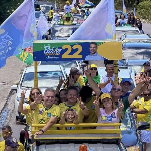 Bloquinho do 22: Apoiadores de Flávio Bolsonaro promovem evento em João Pessoa com Alfredo Gaspar antes do 2º turno